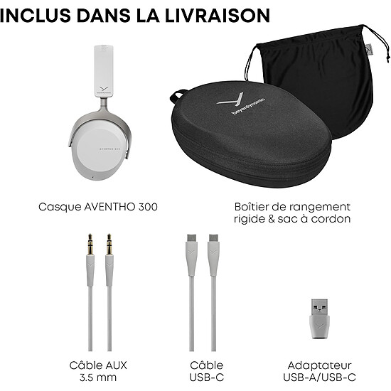 Casque Audio Beyerdynamic Aventho 300  Blanc  - Casque audio  - Autre vue