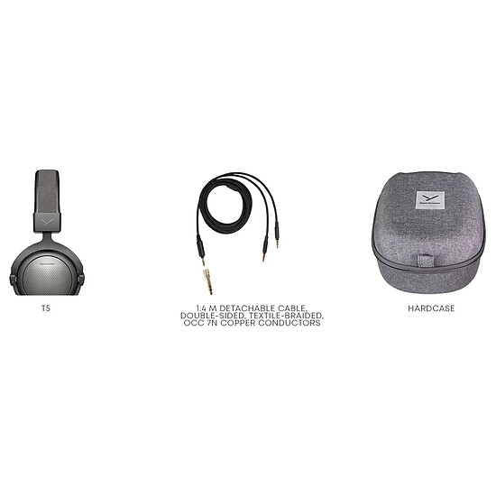 Casque Audio Beyerdynamic T5 Noir (32 Ohms)  - Casque audio   - Autre vue
