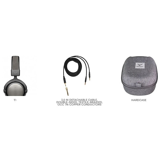Casque Audio Beyerdynamic T1 Noir (32 Ohms)  - Casque audio   - Autre vue