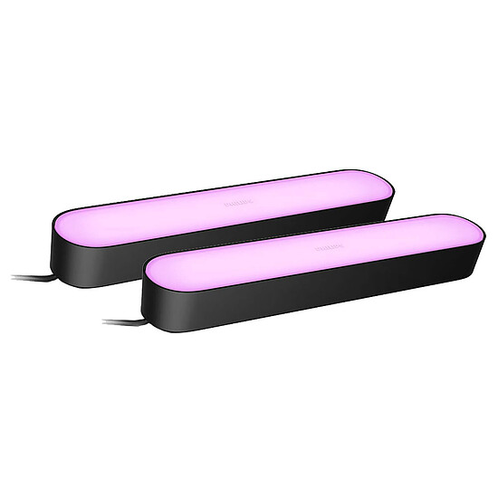 Lampe connectée Philips Hue Play Pack - Noir x2 + Hue Dimmer Switch - Autre vue