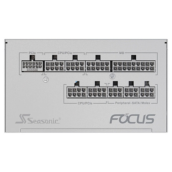 Alimentation PC Seasonic FOCUS GX-750 ATX 3 (2024) - Blanc - Autre vue
