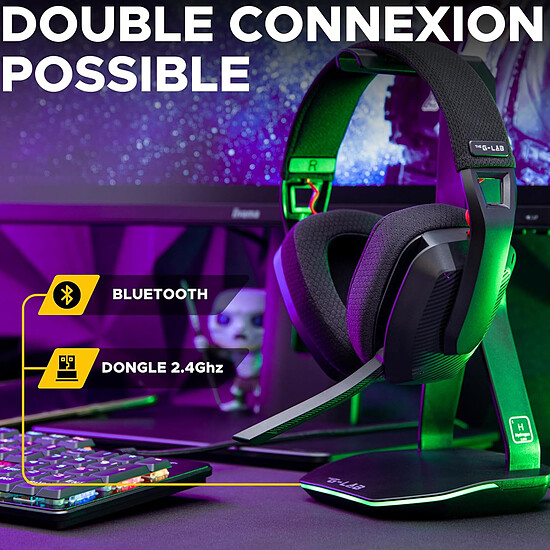 Casque micro The G-Lab Korp Platinium - Autre vue