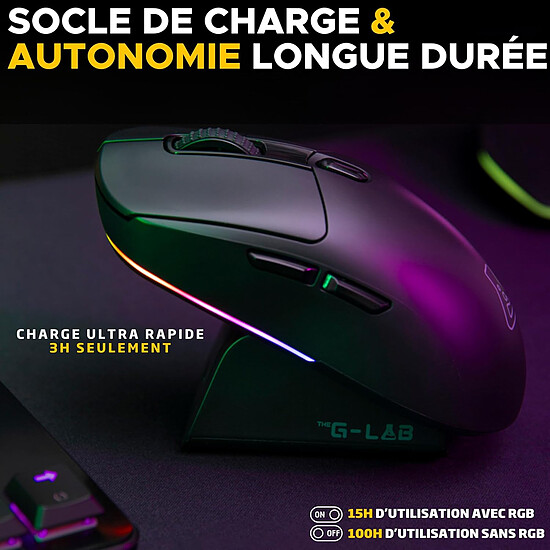 Souris PC The G-Lab Kult Titanium Pro - Autre vue