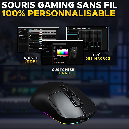 Souris PC The G-Lab Kult Titanium Pro - Autre vue