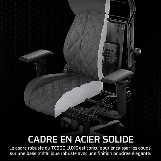 Fauteuil gamer Corsair TC500 Luxe - Shadow - Autre vue
