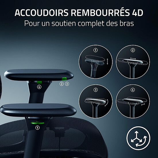 Fauteuil gamer Razer Fujin Pro - Autre vue