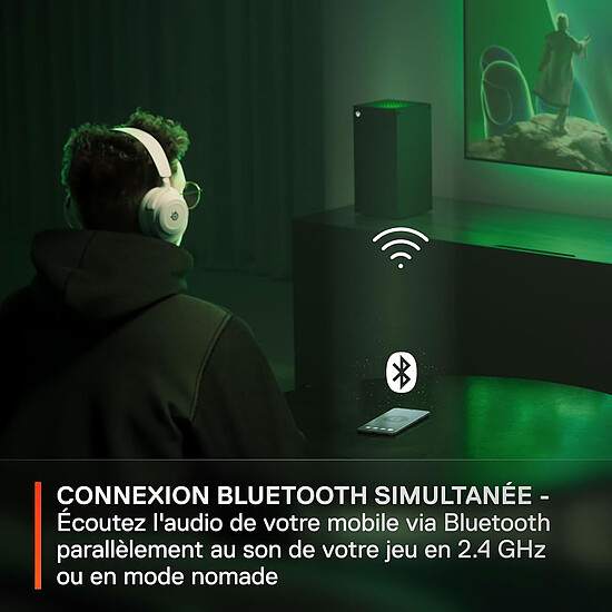 Casque micro SteelSeries Arctis Nova 7X - Blanc - Autre vue