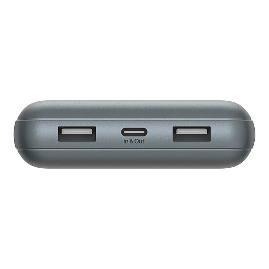 Batterie et powerbank Belkin Batterie externe 20K Boost Charge avec câble USB-A vers USB-C Gris - Autre vue