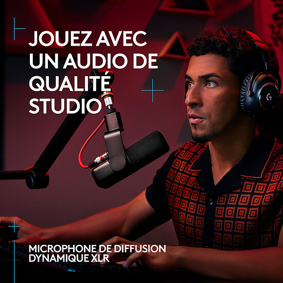 Microphone Logitech G Yeti Studio - Noir - Autre vue