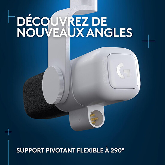 Microphone Logitech G Yeti Studio - Blanc - Autre vue