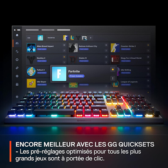 Clavier PC SteelSeries Apex Pro Gen 3 - SteelSeries OmniPoint 3.0 - Autre vue