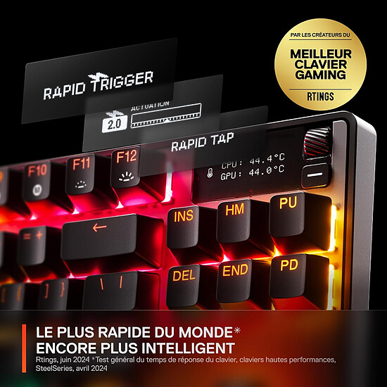 Clavier PC SteelSeries Apex Pro TKL Gen 3 - SteelSeries OmniPoint 3.0 - Autre vue