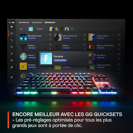 Clavier PC SteelSeries Apex Pro TKL Gen 3 - SteelSeries OmniPoint 3.0 - Autre vue