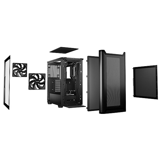 Boîtier PC be quiet! Pure Base 501 Airflow Window - Noir - Autre vue