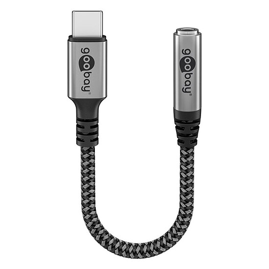 Adaptateur audio Goobay Câble USB-C vers Jack 3.5 mm (M/F) - 1.5 m - Autre vue