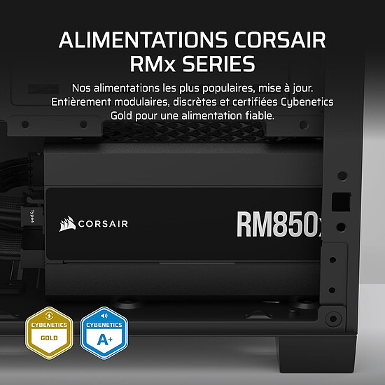 Alimentation PC Corsair RM850x (2024) - Autre vue