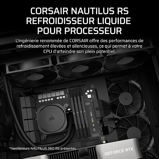 Watercooling AIO Corsair Nautilus 240 RS - Autre vue