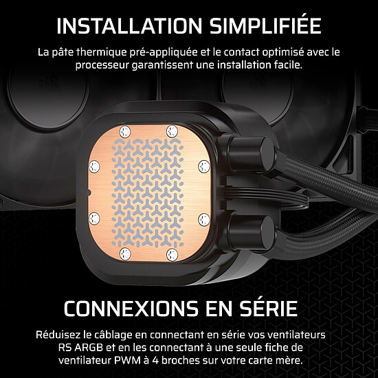 Watercooling AIO Corsair Nautilus 240 RS - Autre vue