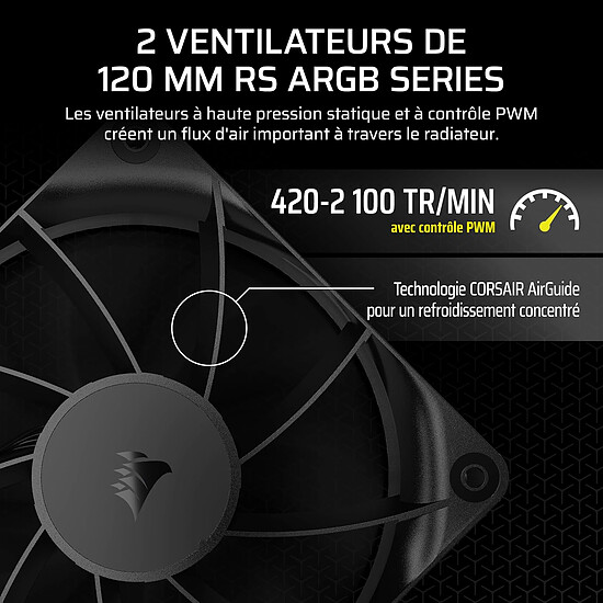 Watercooling AIO Corsair Nautilus 240 RS - Autre vue