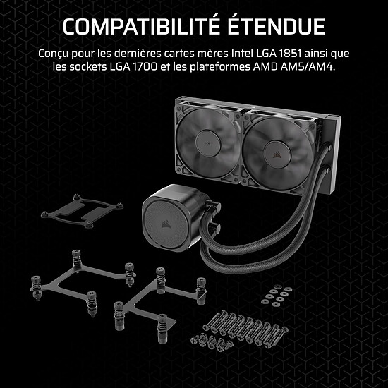 Watercooling AIO Corsair Nautilus 240 RS - Autre vue