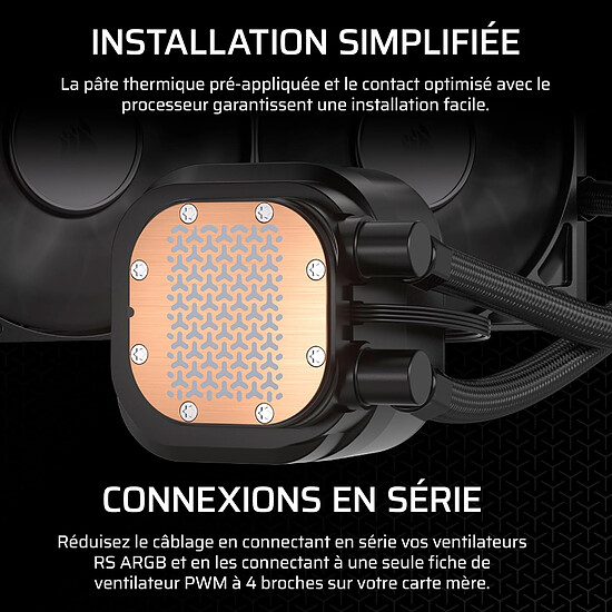 Watercooling AIO Corsair Nautilus 360 RS - Autre vue