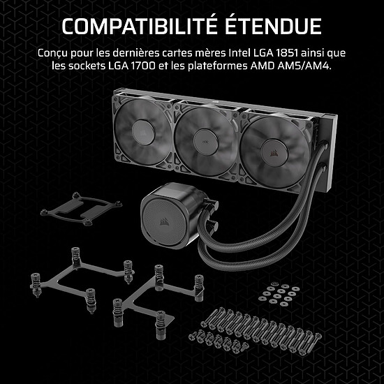 Watercooling AIO Corsair Nautilus 360 RS - Autre vue