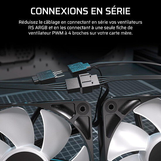 Watercooling AIO Corsair Nautilus 240 RS ARGB - Noir - Autre vue
