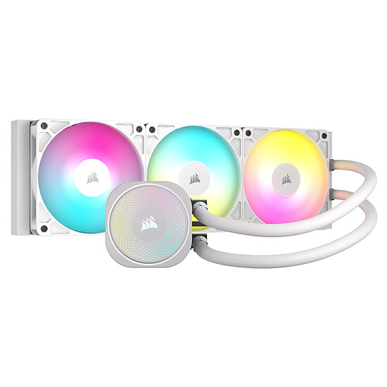 Watercooling AIO Corsair Nautilus 360 RS ARGB - Blanc - Autre vue