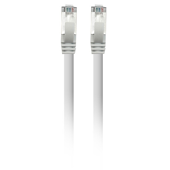 Câble RJ45 Textorm Câble RJ45 CAT 6 FTP (blanc) - 0.5 m - Autre vue