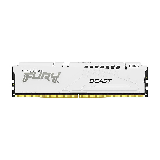 Mémoire RAM Kingston Fury Beast White - 2 x 16 Go (32 Go) - DDR5 6000 MHz - CL30 - Autre vue