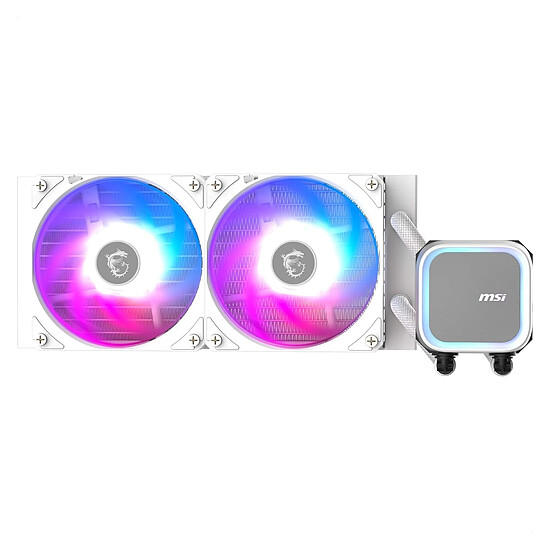 Watercooling AIO MSI MAG CORELIQUID A13 240 - Blanc - Autre vue