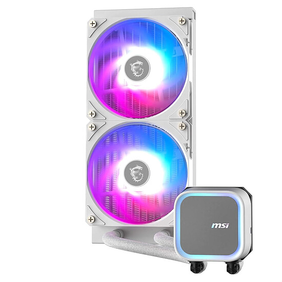 Watercooling AIO MSI MAG CORELIQUID A13 240 - Blanc - Autre vue