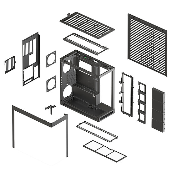 Boîtier PC HAVN HS420 - Noir - Autre vue