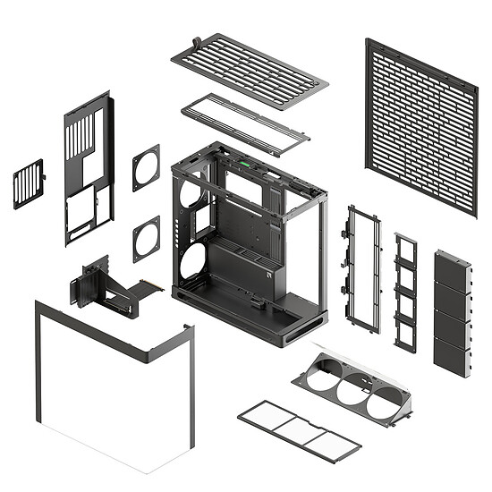 Boîtier PC HAVN HS420 VGPU - Noir - Autre vue