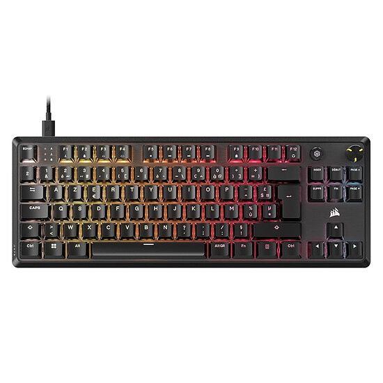 Clavier PC Corsair K70 Core TKL RGB - Corsair MLX Red v2 - Autre vue