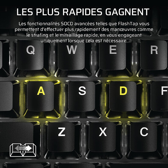 Clavier PC Corsair K70 Core TKL RGB - Corsair MLX Red v2 - Autre vue