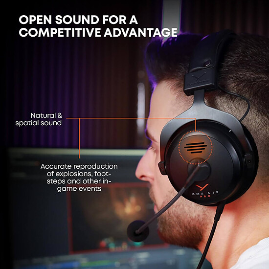 Casque micro Beyerdynamic MMX 330 PRO - Noir - Occasion - Autre vue