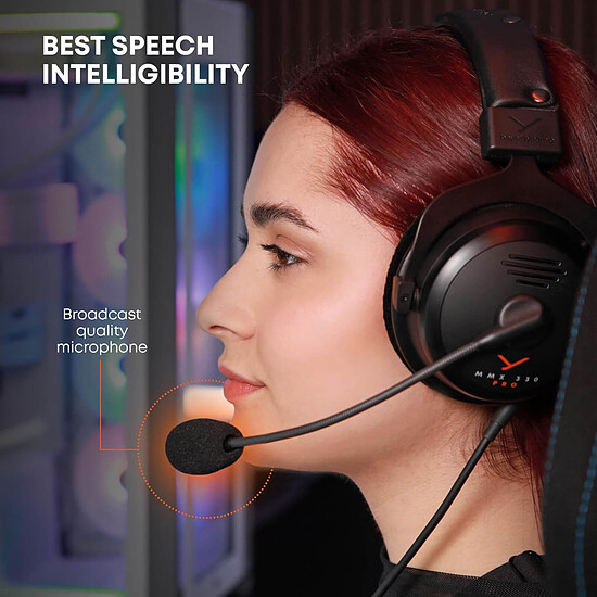 Casque micro Beyerdynamic MMX 330 PRO - Noir - Occasion - Autre vue