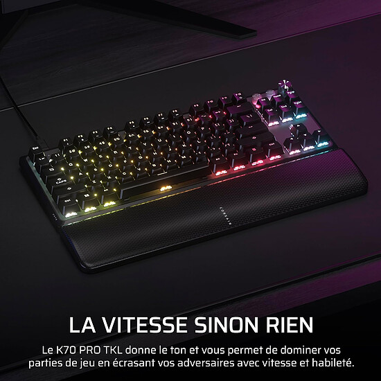 Clavier PC Corsair K70 Pro TKL RGB - Corsair MGX Hyperdrive - Autre vue