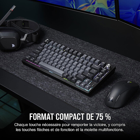 Clavier PC Corsair K65 Plus Wireless Tactile - Corsair MLX Fusion - Autre vue