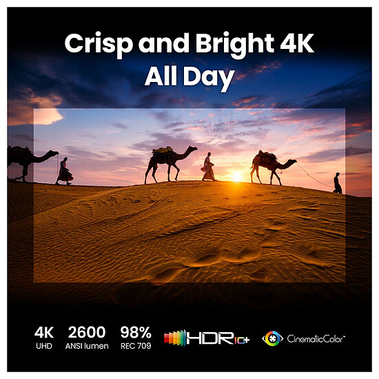 Vidéoprojecteur BenQ GP520 - DLP LED UHD 4K - 2600 Lumens  - Autre vue