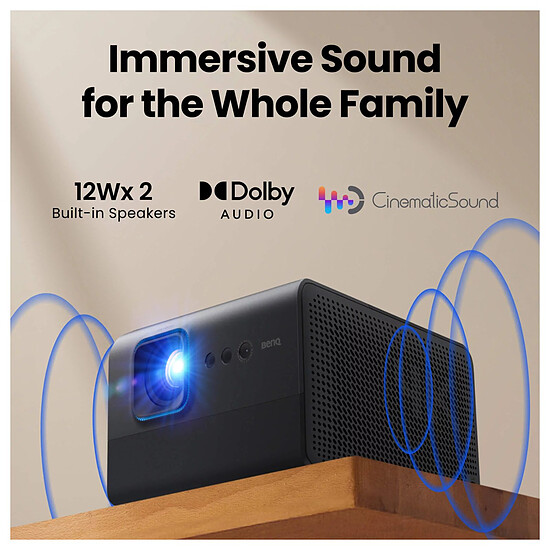 Vidéoprojecteur BenQ GP520 - DLP LED UHD 4K - 2600 Lumens  - Autre vue