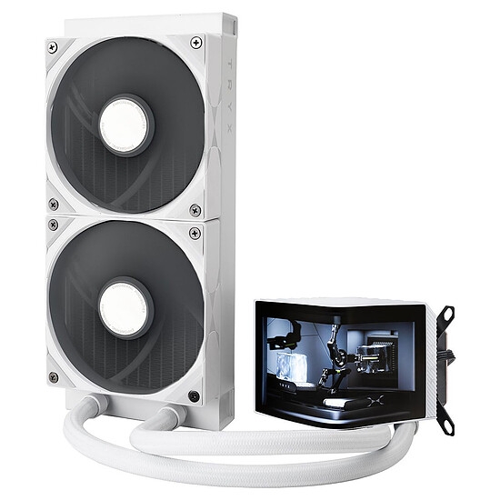 Watercooling AIO TRYX PANORAMA 240 - Blanc - Autre vue