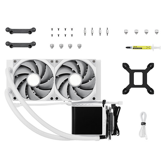 Watercooling AIO TRYX PANORAMA 240 - Blanc - Autre vue