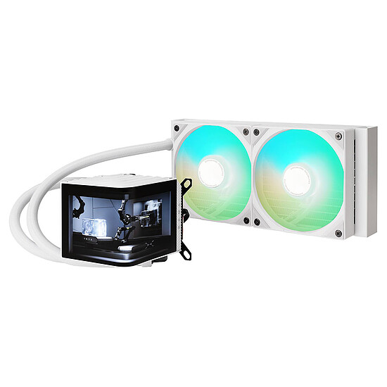 Watercooling AIO TRYX PANORAMA ARGB 240 - Blanc - Autre vue