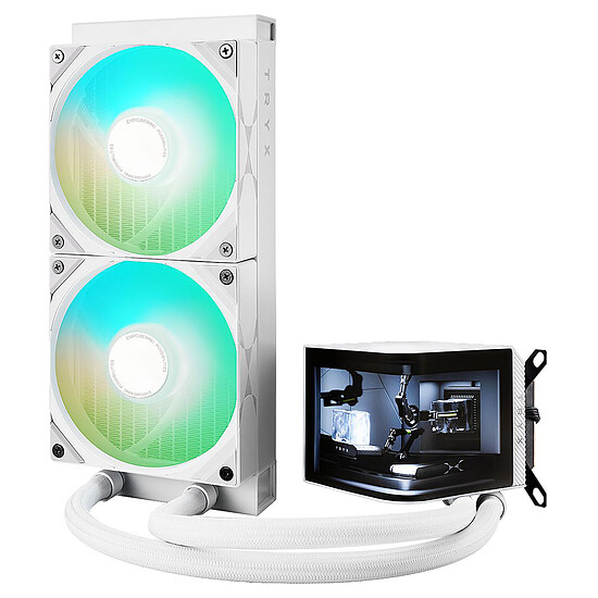 Watercooling AIO TRYX PANORAMA ARGB 240 - Blanc - Autre vue