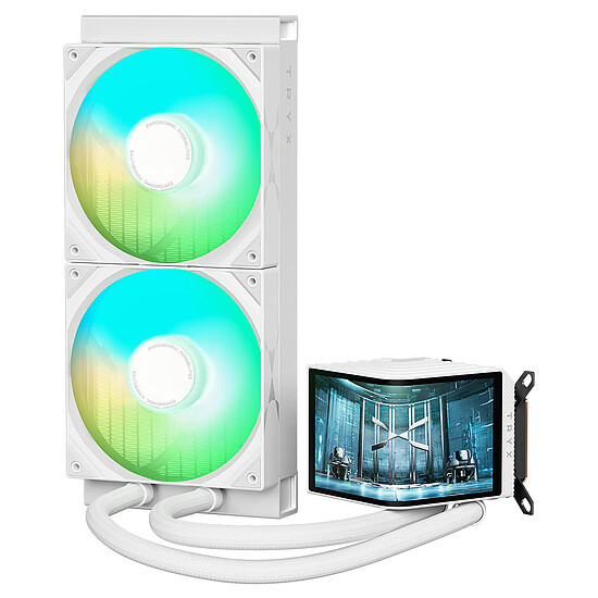 Watercooling AIO TRYX PANORAMA ARGB 280 - Blanc - Autre vue