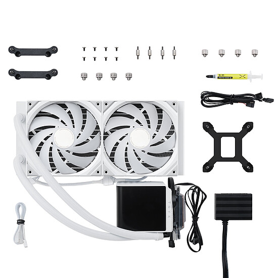 Watercooling AIO TRYX PANORAMA ARGB 280 - Blanc - Autre vue