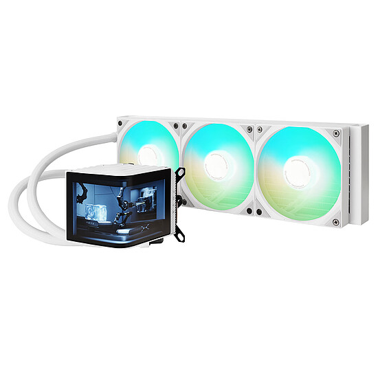 Watercooling AIO TRYX PANORAMA ARGB 360 - Blanc - Autre vue