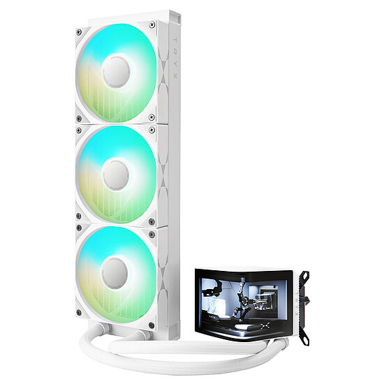 Watercooling AIO TRYX PANORAMA ARGB 360 - Blanc - Autre vue